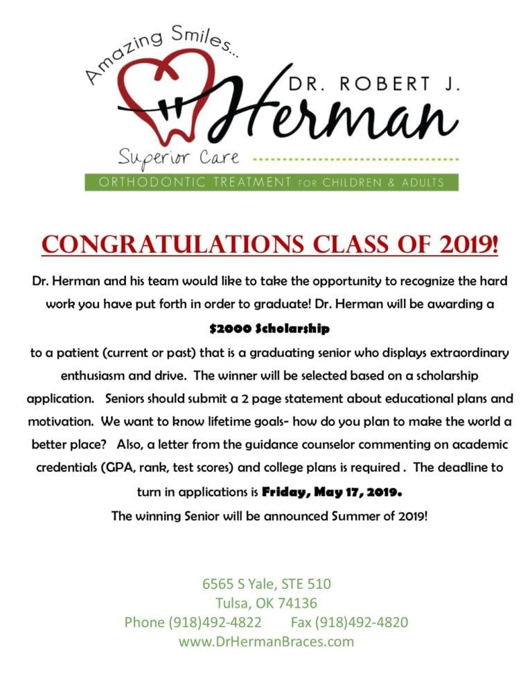 2019 Scholarship Flyer
